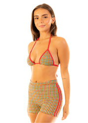 Bella Swim Shorts - Plaid