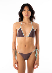 Bella Bottoms - Espresso/Teal