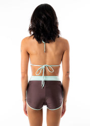 Ziggy Swim Shorts - Espresso/Teal