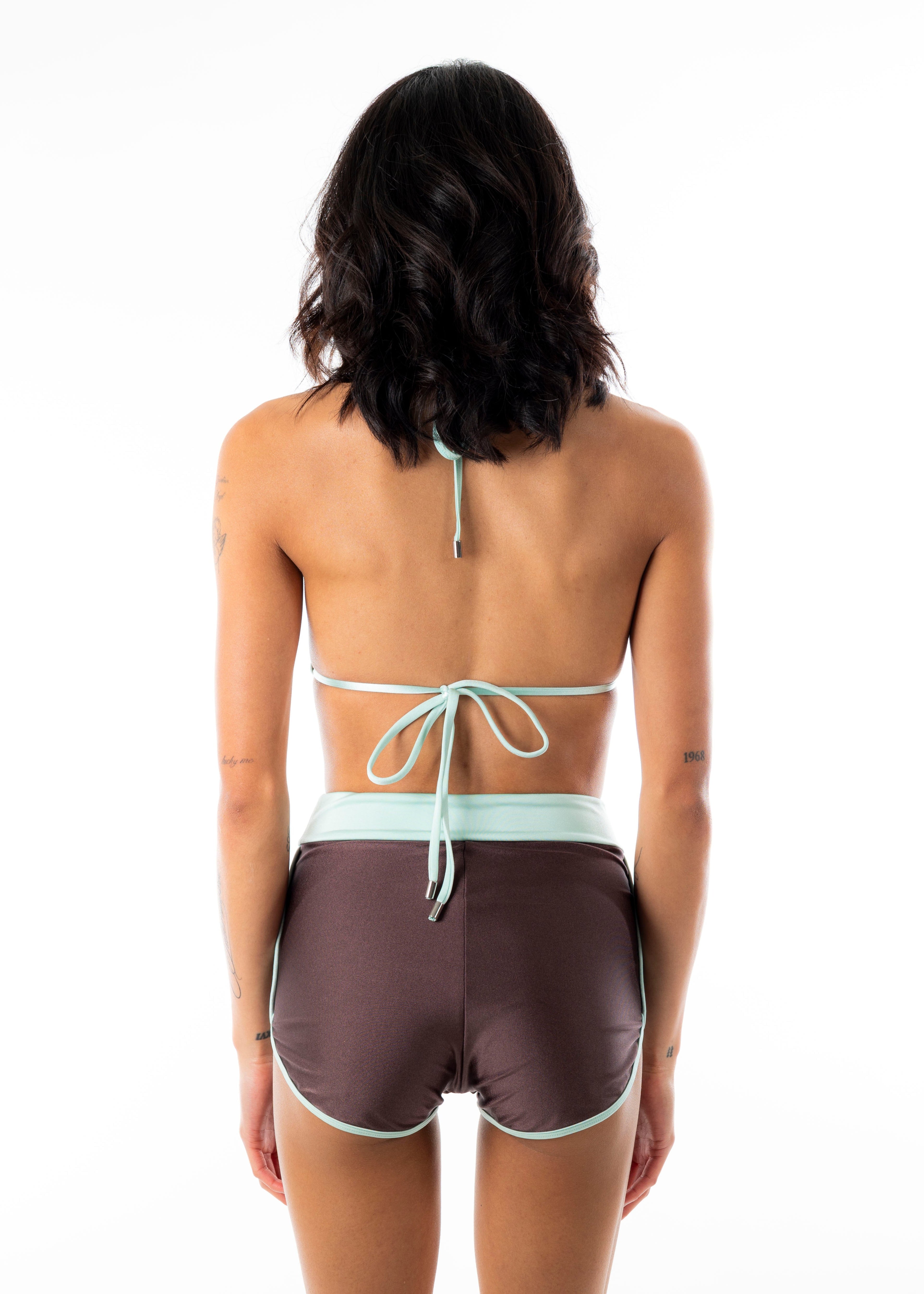 Bella Top - Espresso/Teal