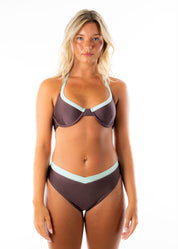 Coco Bottoms - Espresso/Teal