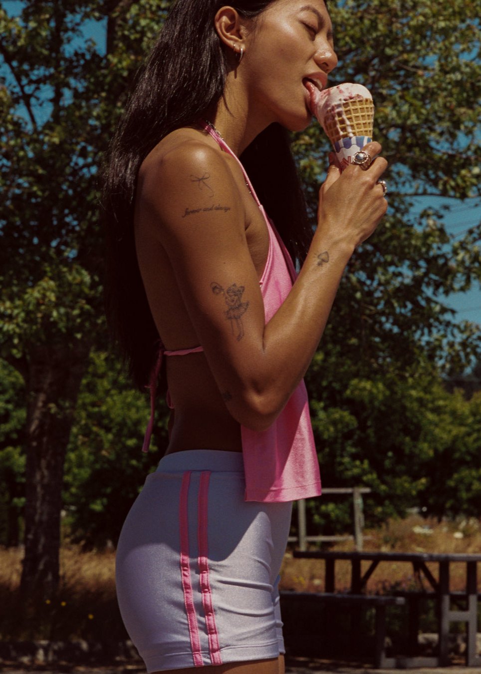 Lola Tankini Top - Bubblegum Pink