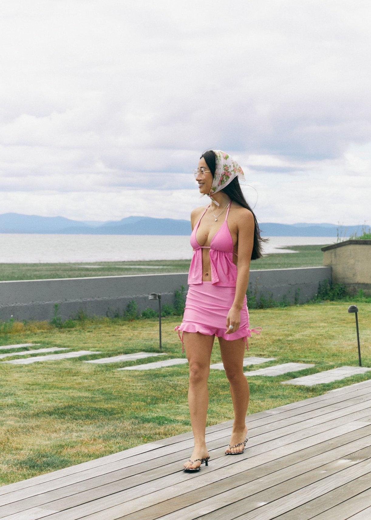 Lola Swim Skirt - Bubblegum Pink